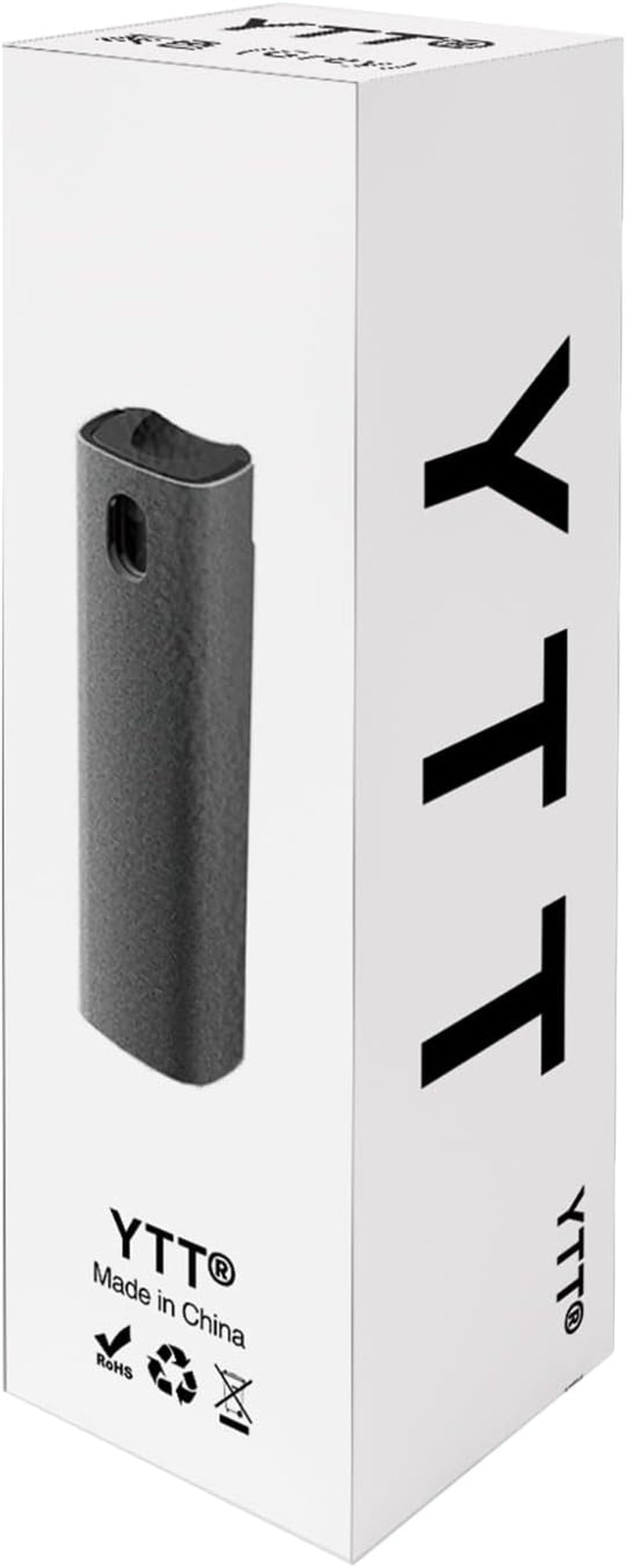 Touchscreen Mist Cleaner, Screen Cleaner, for All Phones, Laptop and Tablet Screens,Two in One Spray and Microfiber Cloth (Grey)