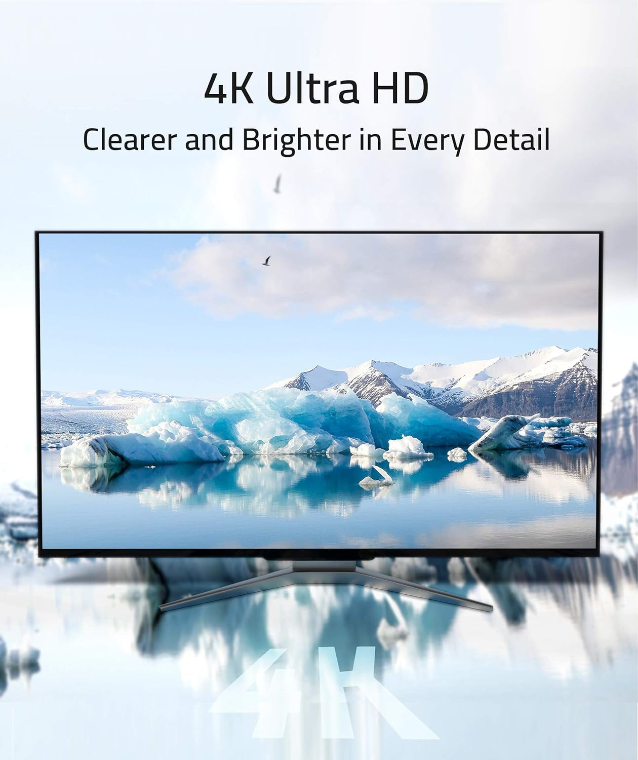 Displayport to HDMI Adapter,  DP Male to HDMI Female Passive Adapter Supporting up to 4K for Displayport Supported Computers to Connect HDMI Displays - Space Gray Aluminum